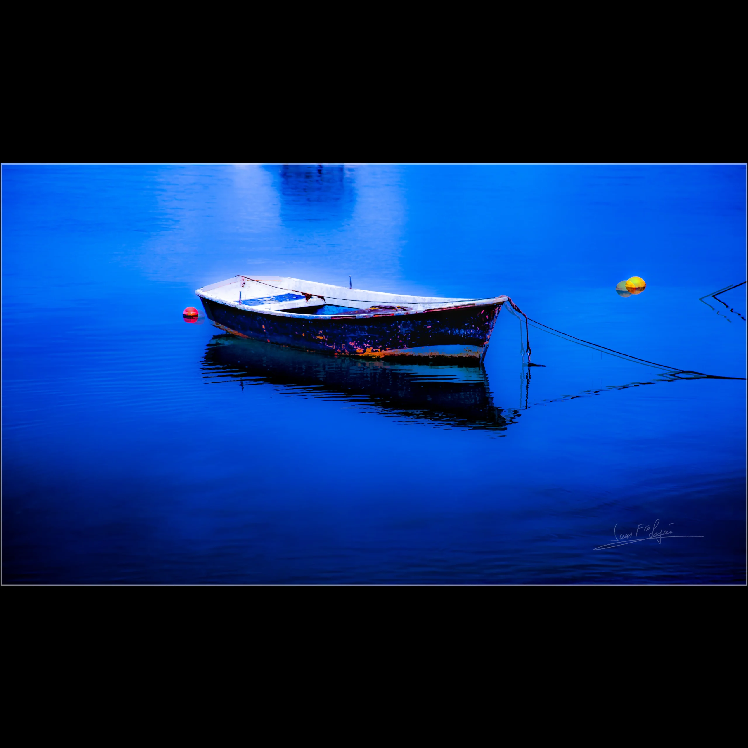 barca azul